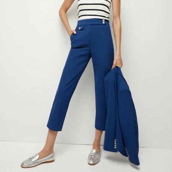 Veronica Beard Pants - VERONICA BEARD Renzo Pant Trouser Cerulean Size 6